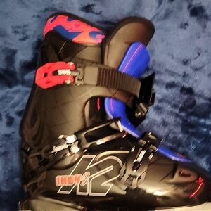 K2 Kids Black and Blue Snow Boots